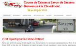 Homepage site Course de caisses à Savon, Sarzens 2015