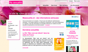 Homepage masexualite.ch